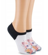 COSAS SOCKS LM23-125 skarpetki stopki z kotkami 39-42 NOWE