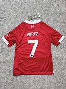 Koszulka piłkarska Adidas Liverpool FC 25/26 Home Wirtz 7 roz. 140 cm