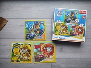 Paw patrol psi patrol trefl puzzle 3 in 1