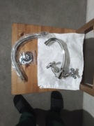 Bateria umywalkowa Ferro Retro stojąca chrom (XR2)