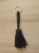 Brelok frędzle czarny długi 