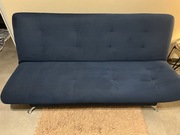 Kanapa z funkcją spania Black Red White