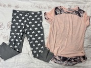 Zestaw koszulka sportowa leginsy 3/4 OVO 152/158