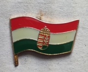 Węgry flaga zapięcie na pin