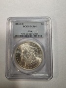 USA 1 dolar 1884 r CC  MS64
