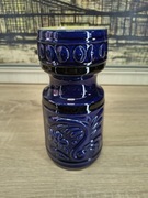 Ceramiczny wazon  kobaltowy, styl vintage