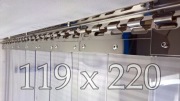 Drzwi paskowe 120x220 PCV kurtyna przegroda kotara