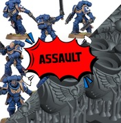 Bits żywiczne do Warhammer 40K Assault Intercessor Marines x5