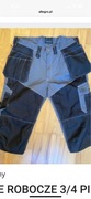 SPODNIE ROBOCZE BLUEWEAR 56 stalowe 3/4 piratki 96-100 pas