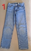 Spodnie jeans dziewczynka 2 szt, rozm 128-134