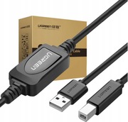 Kabel przewód USB AM - BM 10m z repeaterem US122 UGREEN