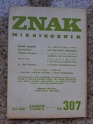 Znak miesięcznik nr 307 (1/1980) Protopop Awwakum; Jerzy Nowosielski