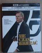 Nie czas umierać 007 James Bond 4K Ultra HD + Blu-ray Nowy Folia lektor PL
