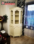 Witrynka Narożna Stylowy Narożnik Dąb Wanilia ecru Producent BEKAS StyL 