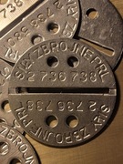 zestaw  DWUDZIESTU  ORYGINALNYCH  Nieśmiertelników SIŁY ZBROJNE PRL