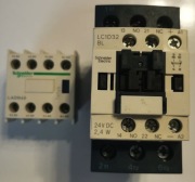Stycznik + styki Schneider Electric LC1D32BL + LADN40 32A 24VDC