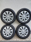 Komplet Koła 14" 175/65/R14 Continental Kołpaki Skoda Citigo VW Up Seat Mii