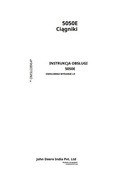 Instrukcja obsługi John Deere 5050 E PL