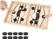 Drewniana gra zręcznościowa hokej stołowy piłkarzyki foosball 2w1 Super