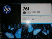 Oryginalny Tusz HP 761 dark gray