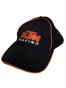 Czarno Pomarańczowa Czapka z daszkiem KTM Racing retro vintage f1 90s