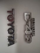 emblemat napis szyld   TOYOTA + D4D  komplet oryginał
