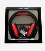 Słuchawki Manta XDesign MM63 czarno-czerwone