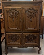 Piękna dębowa komoda,szafka ludwikowska -sklep Dąbrowa Górnicza