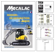 Mecalac 8MCR Service Manual Instrukcja serwisowa SN od 130040 FR