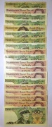 BANKNOTY PRL ZESTAW 19 SZTUK 50ZŁ - 500ZŁ + banderole 10-200 zł 24 szt.(25)
