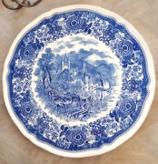 Talerz / patera/ półmisek Villeroy & Boch Burgenland niebieski 33 cm 