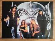 MEGA UNIKAT! Duży plakat/poster MOTORHEAD z 1998 r. - Format A2