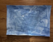 Obrazek niebieska abstrakcja