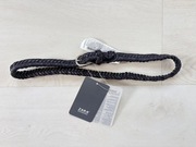 granatowy pleciony pasek Zara dla dzewczynki XS-S pas 65, dl. ok 80