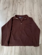 Patagonia Vintage Polar Czekoladowy Brąz Made in USA 2002 1/4 Zip M