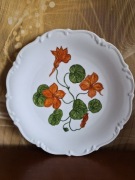 Porcelanowy talerz Tirschenreuth motyw kwiatowy 1971