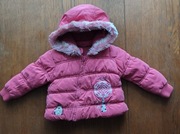 DZIEWCZYNKA sliczna ,ciepła kurteczka rozm 80/86cm