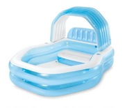 Basen z ławeczką i daszkiem Intex