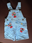 Spodnie ogrodniczki dżinsowe krótkie