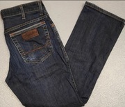 Wr) WRANGLER TEXAS STRECH oryginalne spodnie jeansowe Roz.32/30