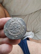 Drachma Tabaristan Sasanidzi. Srebro