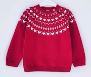 Nowy czerwony świąteczny sweter H&M 92