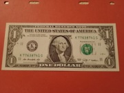 USA 1 DOLAR SERIA 2009 BANK OF DALLAS K-11 (FW) UNC