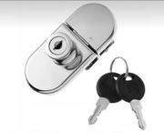 Zamek do gablot i szklanych podwójnych drzwi