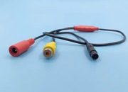 Kabel do kamery cofania, kabel połączeniowy 4-pinowy męski na RCA wideo