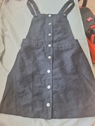 Sukienka czarna zamszowa