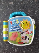 książeczka edukacyjna fisher price  liczymy zwierzątka