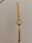 Stary zegarek damski pozłacany Czajka PRL