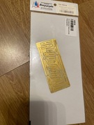 Szpatułki do nakładania zimmeritu (MD 035239 Microdesign) mosiądz 0,3 mm