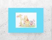 Kubuś Puchatek obrazek A4, plakat z bajki Puchatek i Przyjaciele 21x30